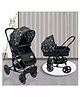 Golden Bee Royal Crown Stroller/Parm for Infant, 2 in 1 Transformable Seat(Stroller Cum Carry Cot), | 3-Position Recline System | Stroller for Toddlers, Baby Boy & Girl  (Black Galaxy)
