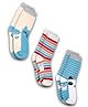 DOLLAR Pack Of 3 Striped Cotton Socks - Multi Colour