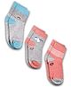 DOLLAR Pack Of 3 Striped Cotton Socks - Multi Colour