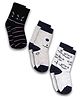 DOLLAR Pack of 3 Animals Printed Cotton Socks  -Multi Colour