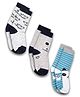DOLLAR Pack of 3 Striped & Animals Printed Socks - Multi Colour