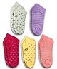 DOLLAR Pack of 5 Striped & Heart Printed Socks - Multi Colour