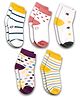 DOLLAR Pack of 5 Striped And Dots Pattern Socks - Multi Colour
