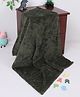 Yellow Apple Fleece Solid Baby Blanket - Olive Green