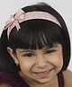 Arendelle Grossgrain Ribbon Braided & Bow Detailed Hair Band - Nude Pink
