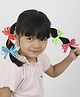 Arendelle Set Of 4 Bow Detailed Alligator Clips - Multi Colour