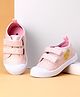 Cute Walk by Babyhug Velcro Closure & Fruit Embroidery Casual Shoes - Pink