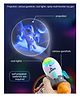 Urbane Chic Space Exploration Musical Gun with Moving Flashing Lights and Rotation Multi Color-Multicolor