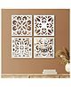 Homscape Royal Arabic Wooden Mirror Wall Art