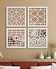 Homscape Regal Wooden Mirror Wall Art