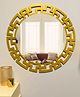 Homscape Modern Geometric Round Vanity Mirror