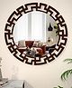 Homscape Modern Geometric Round Vanity Mirror