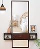 Homscape Modern Premium Wooden Dressing Mirror