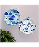 Homscape Set of 2 Decorative Ceramic Plate Wall Hanging