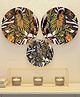 Homscape Set of 3 Ceramic Wall Hanging
