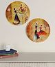 Homscape Set of 2 Luxury Ceramic Wall Hanging Plate