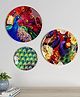 Homscape Set Of 3 Decorative Wall Plates
