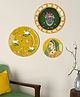 Homscape Set of 3 Ceramic Wall Hanging