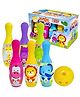 Bunie Jungle Animal Theme Bowling Play Set with 6 Pins and 1 Ball  Multicolor