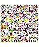Bunie 3D Cute Butterfly Theme Puffy Stickers Set  Pack of 4 Sheets Multicolor