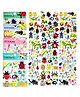 Bunie 3D Cute Insects World Theme Puffy Stickers Set  Pack of 4 Sheets Multicolor