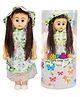 Bunie Realistic Doll Toy with Cute Dress for Girls  1 Pc Random Color