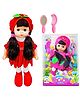 Bunie Realistic Doll Toy with Cute Dress and Accessories for Girls  Random Color