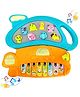 Bunie Electric Mushroom Shaped Piano with Organ Keyboard for Kids  1 Pc Random Color
