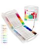 Bunie Double Headed Acrylic Marker Colors Set  24 Pcs Multicolor