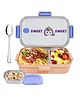 Bunie Unicorn Theme Insulated Lunch Box with Spoon & 1 Small Soup Bowl