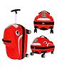 Bunie Cartoon Theme Luggage Trolley Bag for Kids  Red