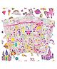 Bunie 3D Foam Unicorn Theme Kawaii Stickers Set  Pack of 4 Sheets Multicolor