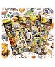 Bunie 3D Animal Theme Puffy Stickers Set  Pack of 4 Sheets Multicolor