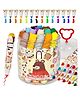 Bunie Cartoon Theme Washable Water Color Pen Set - 24 Pcs Multicolor