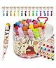 Bunie Cartoon Theme Washable Water Color Pen Set - 36 Pcs Multicolor