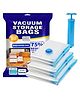 Funeiko Vacuum Storage Space Saver Bags for Clothes with Hand Pump  Pack of 5