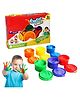 Bunie DIY Coloring Finger Painting Kit for Kids Art and Craft - 6 Colors Multicolor