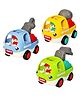 Bunie Pull Back Mini Construction Vehicle Toy  Pack of 3 Color May Vary