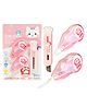 Bunie 3 in 1 Correction Tape and Art Knife Set  Pink