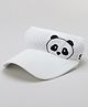 Tipy Tipy Tap Panda Designed Sporty Sun Cap - White-  Diameter 44 Cms