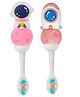Bunie Cute Space Design Toothbrush for Kids Girls (Pack of 2 - Random Design)