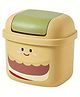 Funeiko Cartoon Theme Mini Table Dustbin with Swing Top Lid  Yellow