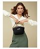 Fargo Black Women Sling Bag 2L Capacity