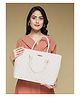 Fargo Women Beige Messenger Bag 10L Capacity Laptop Handbag