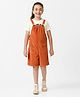 Kate & Oscar Solid Corduroy Dungaree - Brown