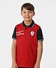 Kate & Oscar Half Sleeves League Champion Printed Polo Tee - Red