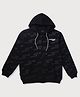 GINI & JONY Cotton Knit Full Sleeves  Hoddie with Text Print- Black