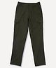 GINI & JONY  Cotton Woven Full Length Solid Trouser - Green