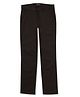 GINI & JONY  Cotton Woven Full Length Solid Trouser - Brown