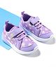 Cute Walk by Babyhug Velcro Closure Sneaker Shoes With Floral Print - Purple